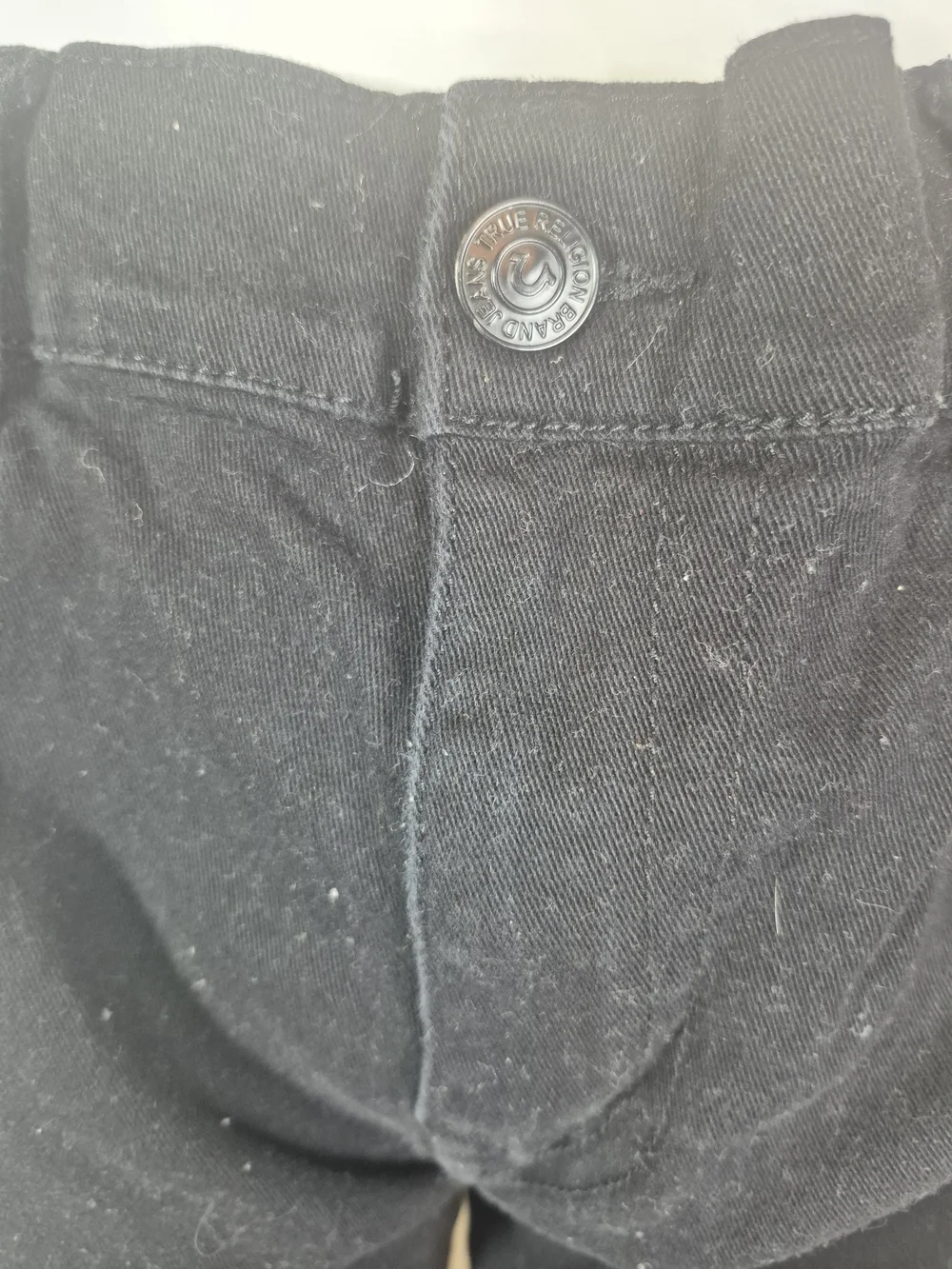 True Religion Men’s Black Relaxed Pocket Jeans